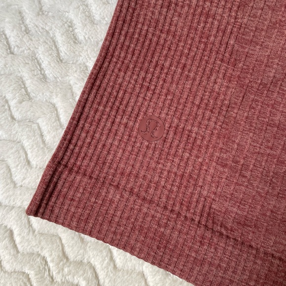 Lululemon Ebb to Street Short Sleeve Shirt Sz4 brown NWT - Picture 6 of 9